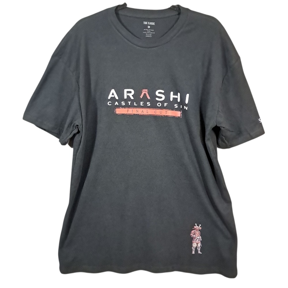 Arashi Castles of Sin Shirt Men's XL Skydance Promo Black Gameplay Kenshiro